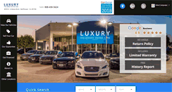 Desktop Screenshot of luxurypreownedmotorcars.com